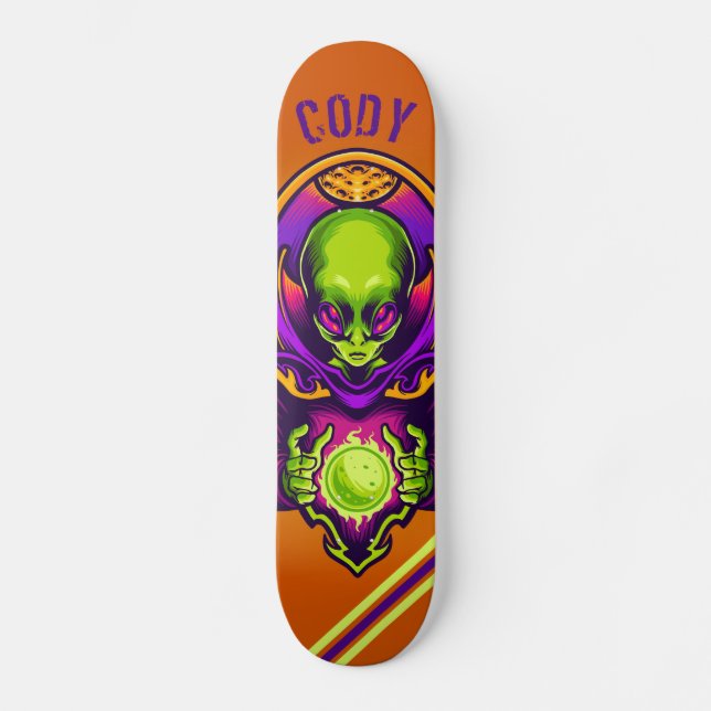 Alien Skateboard (Front)