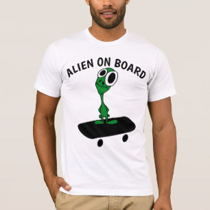 ALIEN SKATEBOARDING T-Shirts