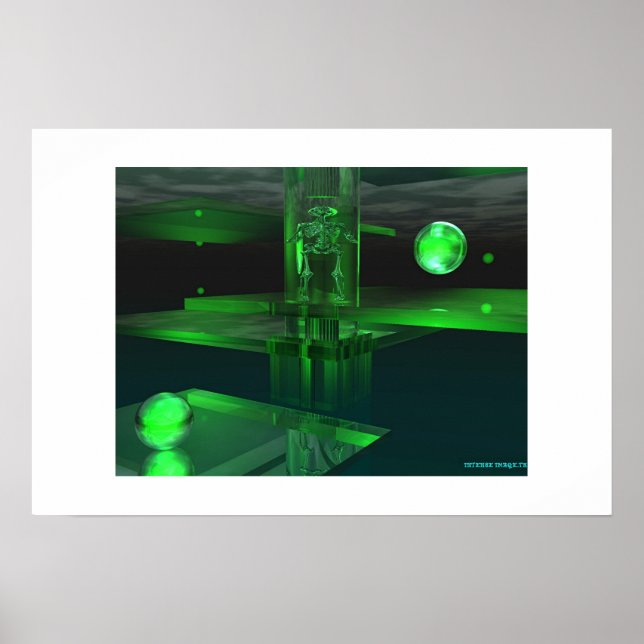 Alien Skeleton Poster (Front)