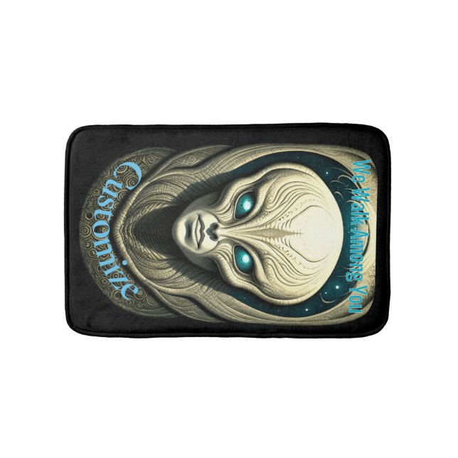 Alien skull Head Thunder_Cove  Bath Mat (Front)