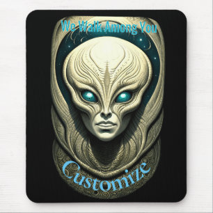 Alien skull Head Thunder_Cove  Mouse Pad