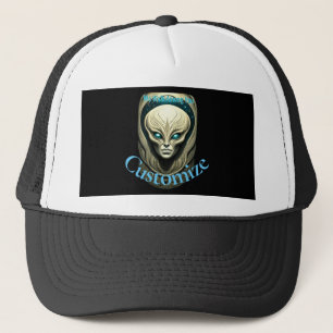 Alien skull Head Thunder_Cove Trucker Hat