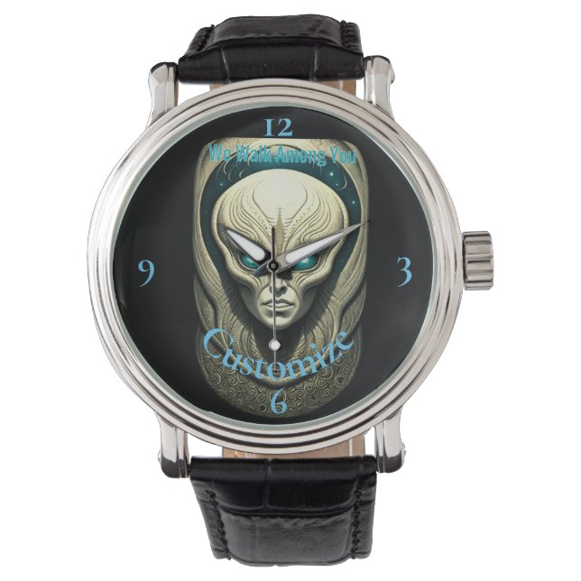 Alien skull Head Thunder_Cove  Watch (Front)