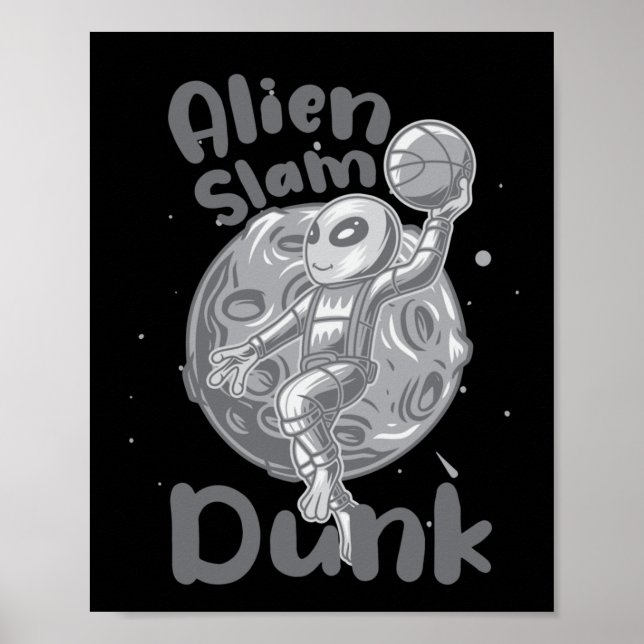 Alien Slam Dunk Active  Poster (Front)