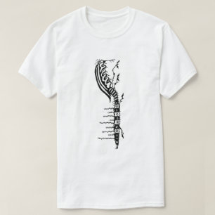 Alien snake black and white hand drawn T-Shirt