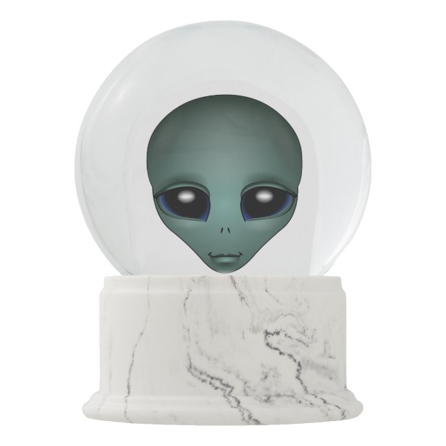 Alien Snow Globes Custom Cute Alien Snow Globes (Front)