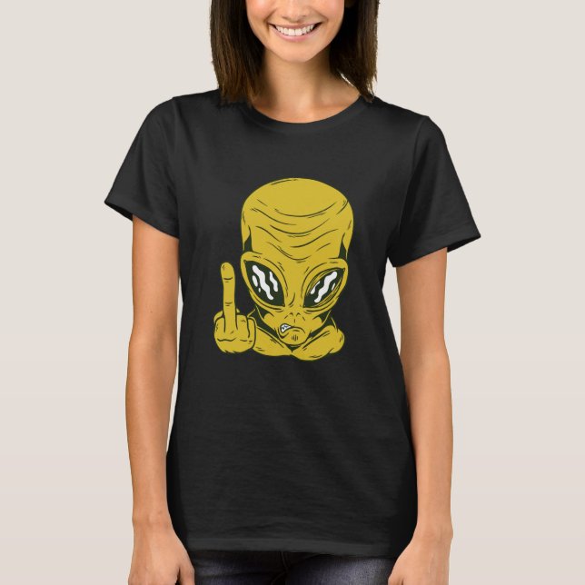 Alien space aliens  1 T-Shirt (Front)