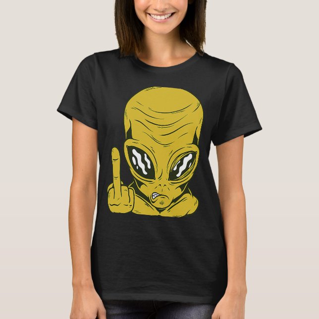 Alien space aliens T-Shirt (Front)