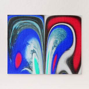 Alien space art jigsaw puzzle