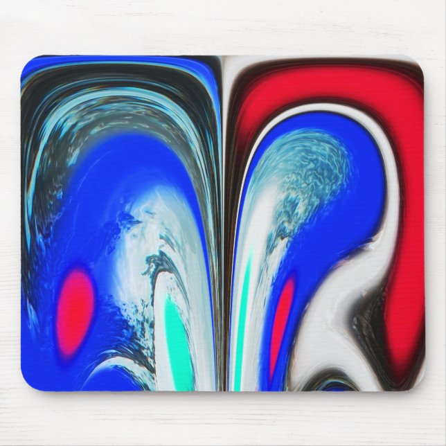 Alien space art mouse pad (Front)
