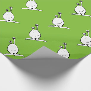 Alien, Space Man, UFO Wrapping Paper