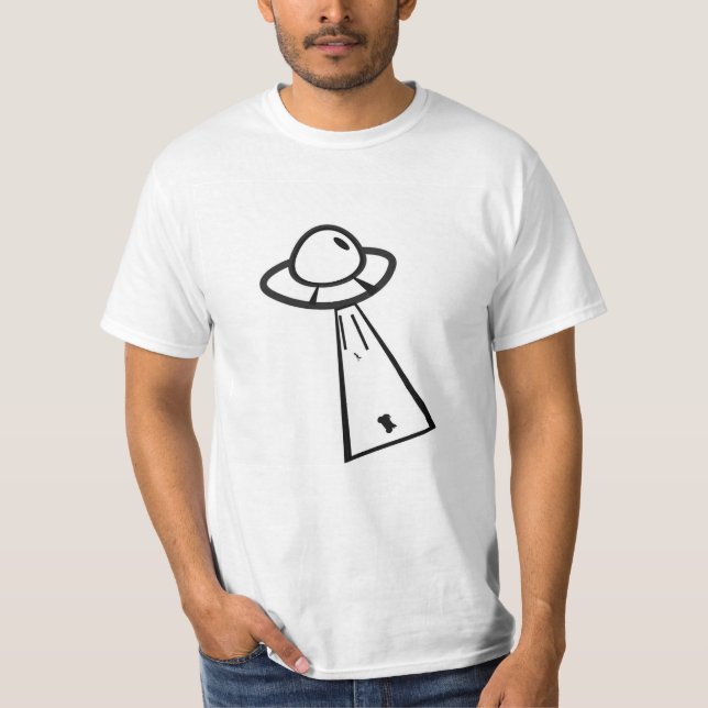 alien space ship icon T-Shirt (Front)
