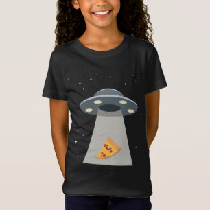 Alien Spaceship - Funny Pizza Abduction - UFO Gift T-Shirt