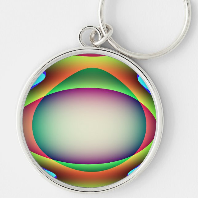 Alien Spaceship Keychain (Front)