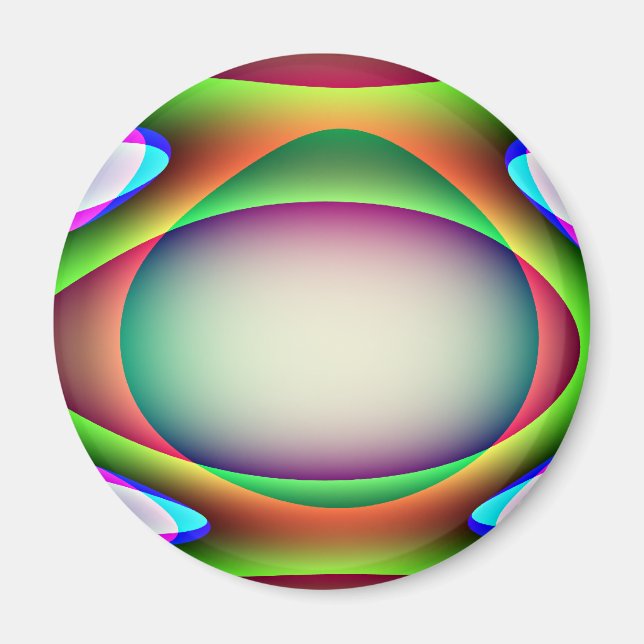 Alien Spaceship Magnet (Front)