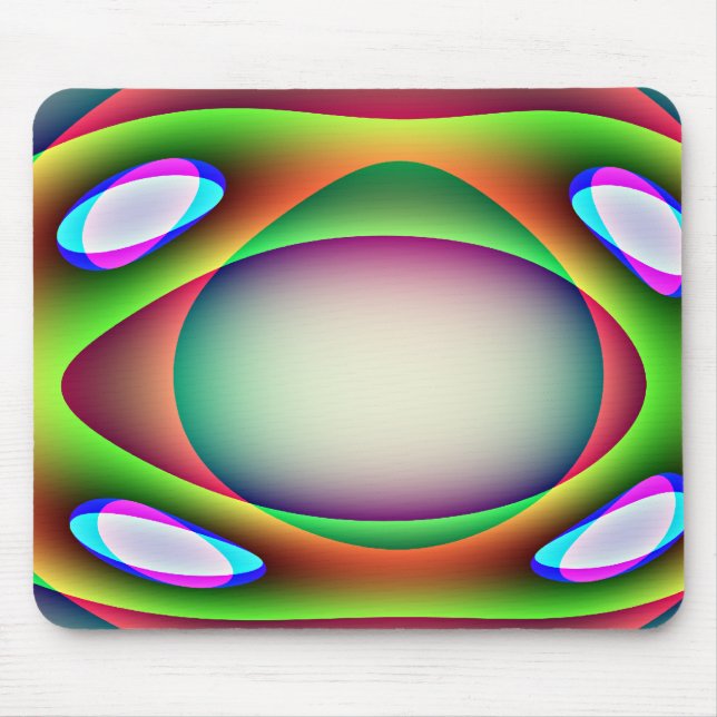 Alien Spaceship Mousepad (Front)