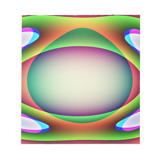 Alien Spaceship Notepad (Front)