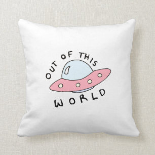 Alien Spaceship Pillow