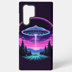 Alien Spaceship Retro Futuristic Samsung Galaxy Case