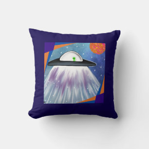 Alien spaceship UFO Space Cushion