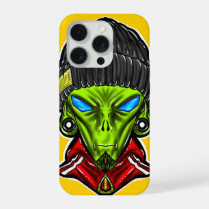 Alien Street Mind – Urban Pop Art Illustration iPhone 15 Pro Case