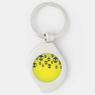Alien string key ring