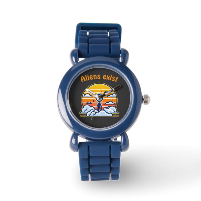 Alien Sunset Aesthetic | Sci-Fi Alien Sunset  Watch (Front)
