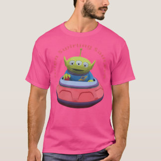 Alien Swirling Saucers Ride Design T-Shirt