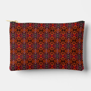 Alien Tech Illusion Faux Texture Hand Drawn Accessory Pouch