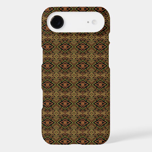 Alien Tech Pattern Multi colour Psychedelic  (Back)
