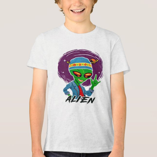 Alien Tee – Out of This World Style 👽🌌 (Front)