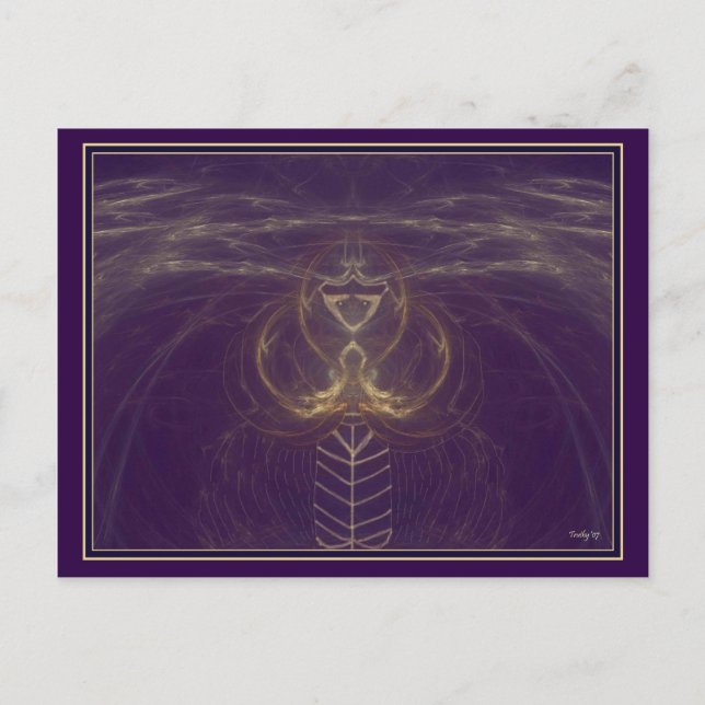 ALIEN TELEPATHY POSTCARD (Front)