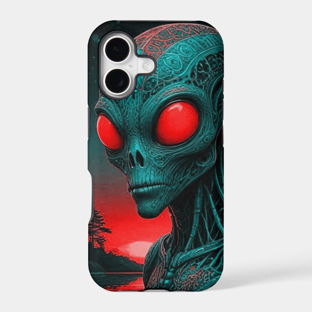 alien themed iPhone 11 phone case (Back)
