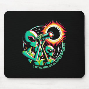 Alien Total Solar Eclipse 4.08.2024 Apparel Mouse Pad
