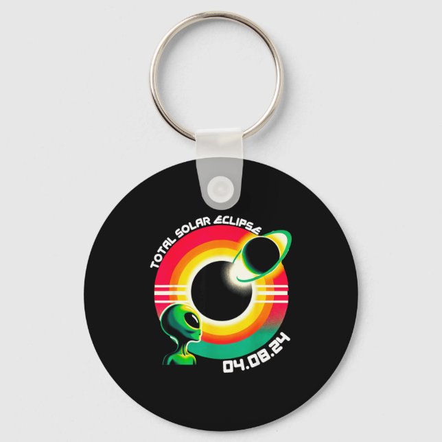Alien Total Solar Eclipse 4 Key Ring (Front)