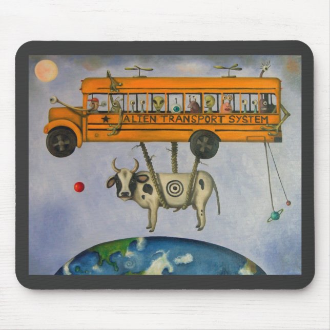 Alien Transport System Mouse Pad (Front)