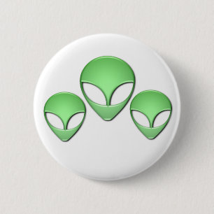 Alien Trio Button