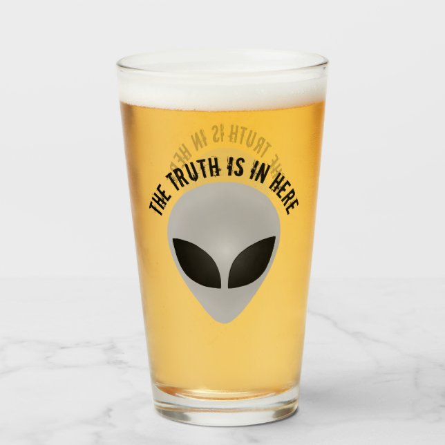 Alien Truth Glass (Front Filled)