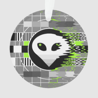 Alien TV acrylic ornament