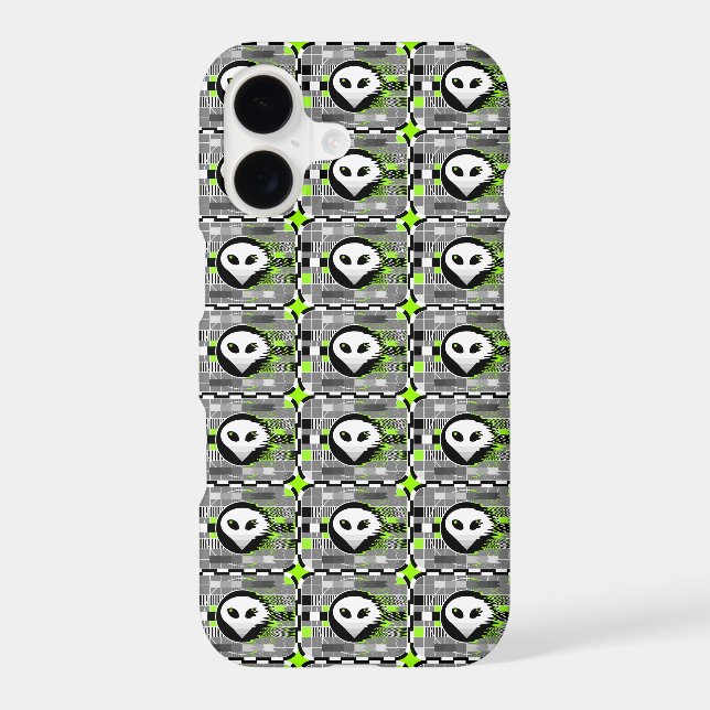 Alien TV multi iPhone barely there case (Back)