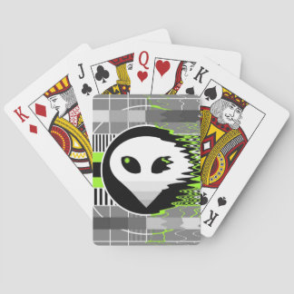 Alien TV playing cards