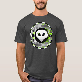 Alien TV Round t-shirt men's basic grey