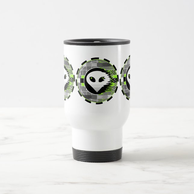 Alien TV Round travel commuter mug (Center)