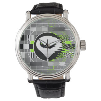 Alien TV vintage leather strap watch