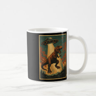 Alien Ufo Abduction Shirt Dinosaur Shirt Men Boy W Coffee Mug