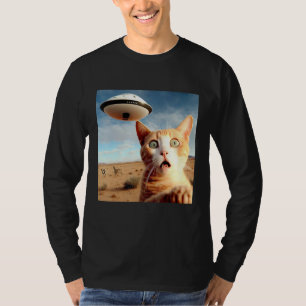 Alien UFO Cat 2 T-Shirt