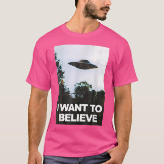 Alien Ufo I Want To Believe Men Women T-Shirt