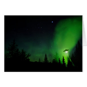 Alien UFO in Alaskan Sky
