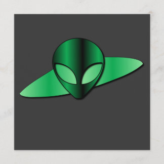 Alien UFO Invitation