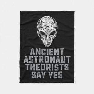 Alien Ufo Outer Space Ancient Astronaut Theorists Fleece Blanket